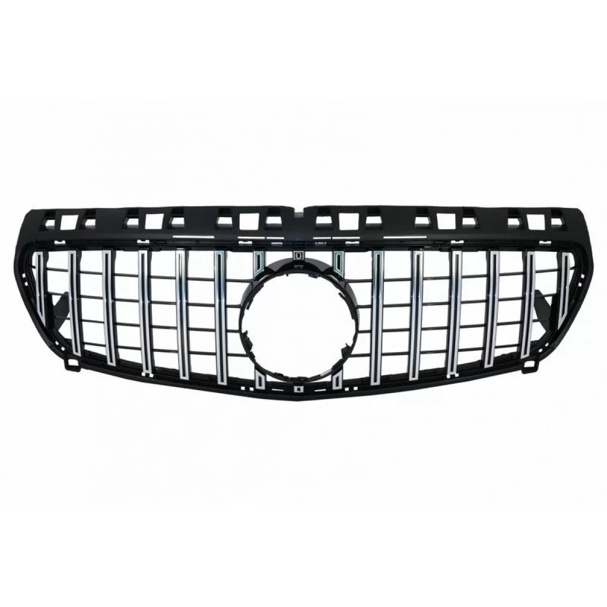 Griglia Anteriore Nera Cromata Panamericana per Mercedes Classe A W176 12-15