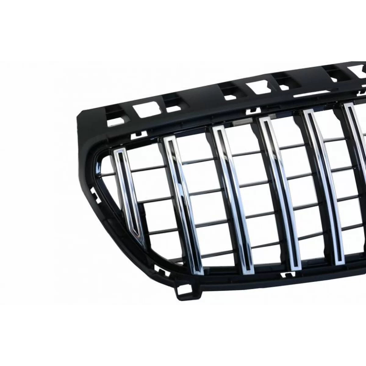Griglia Anteriore Nera Cromata Panamericana per Mercedes Classe A W176 12-15