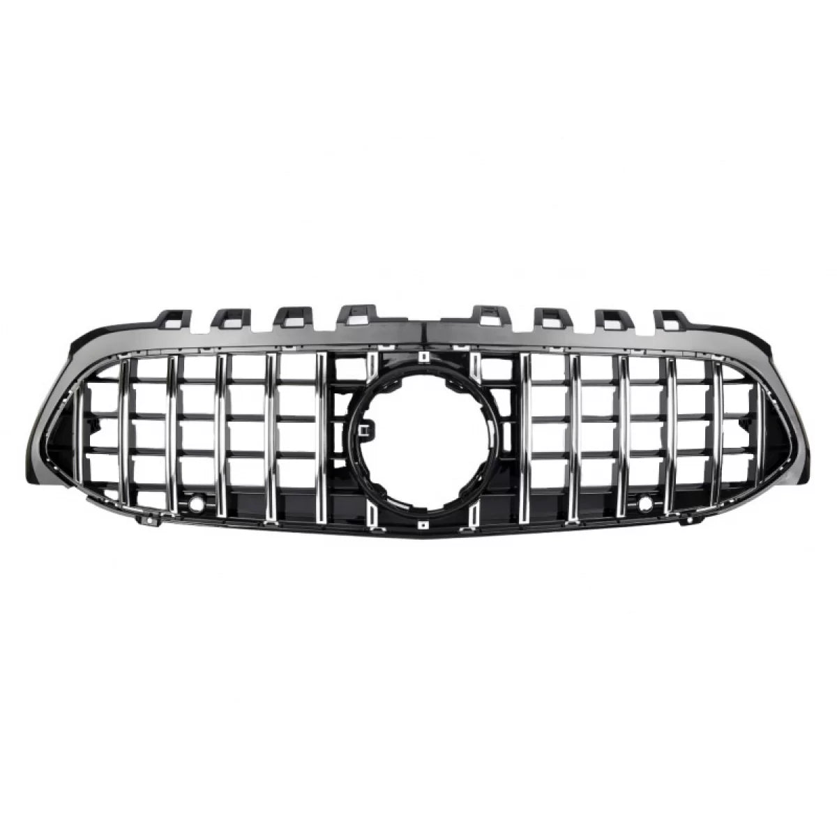 Griglia Anteriore Panamericana Nero Cromo per Mercedes Classe A W177 18+ GT