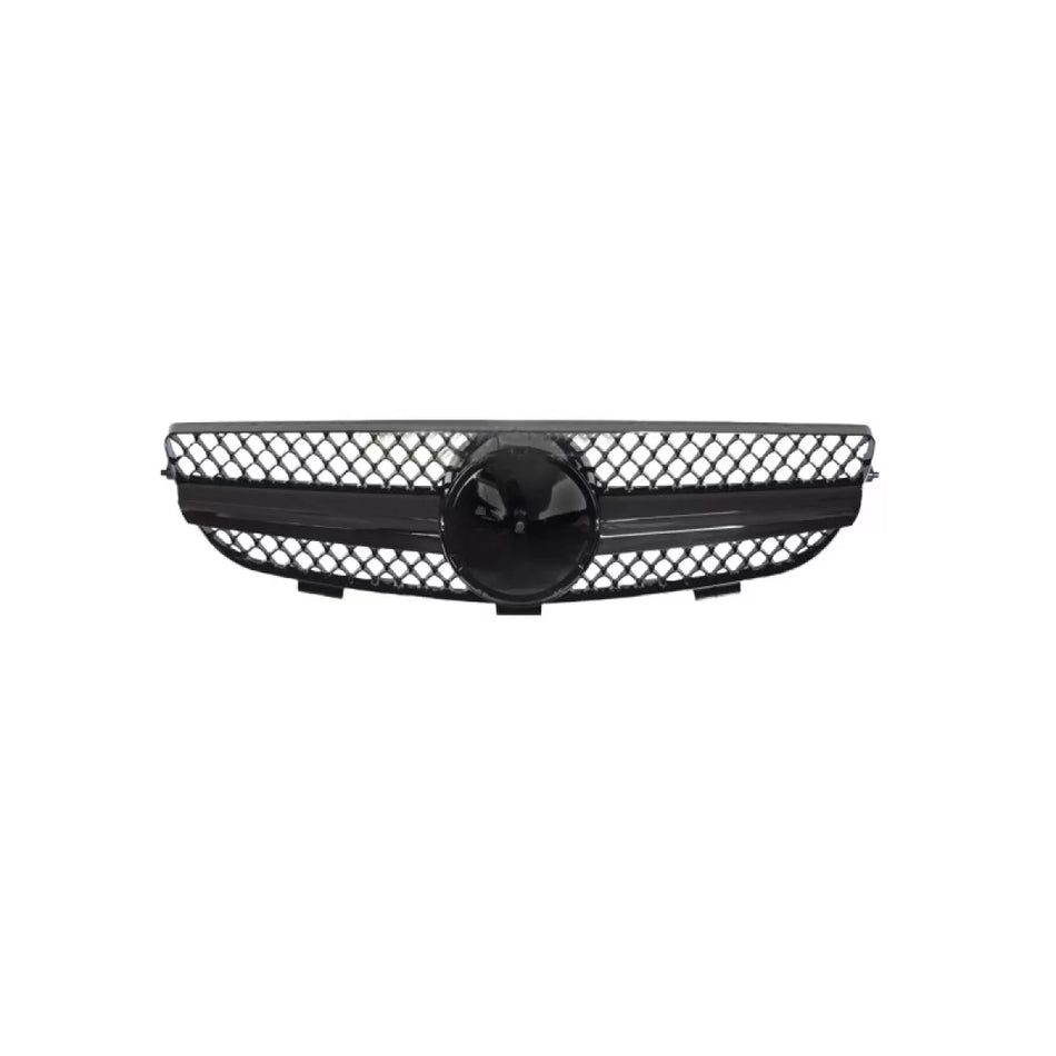 Griglia Anteriore Design a Look Nera Lucida per Mercedes Clk W209 03-09