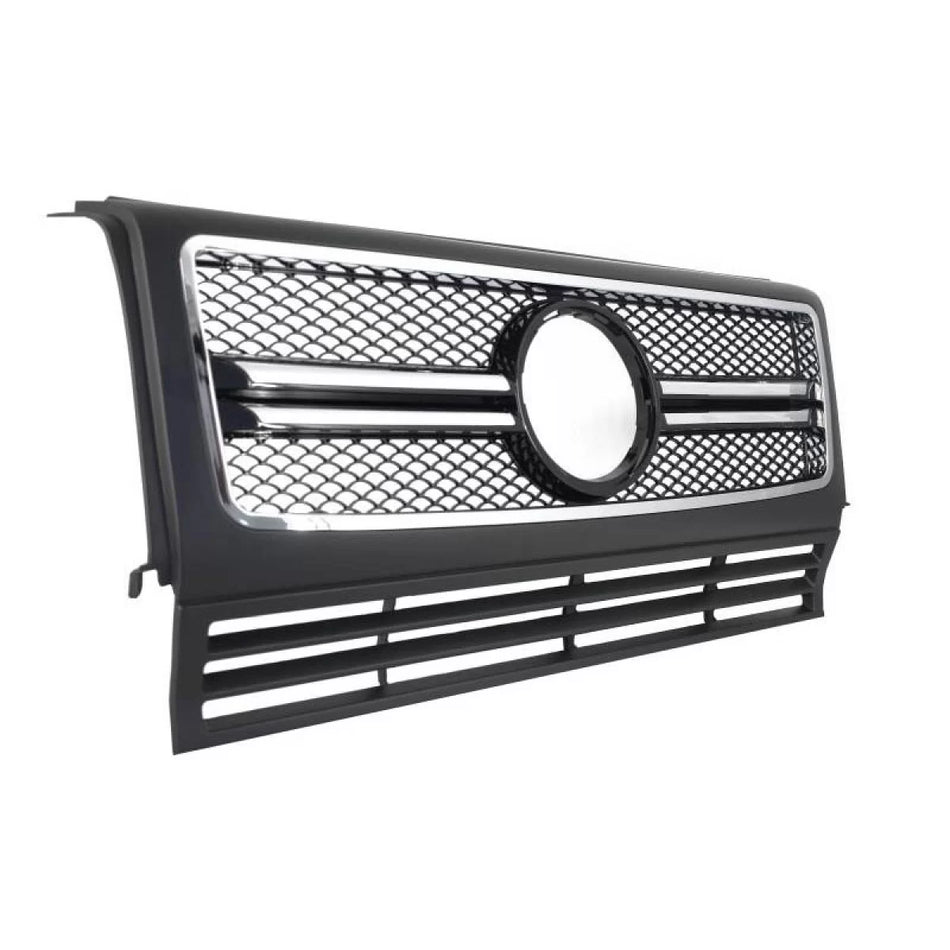 Griglia Anteriore Nera Cromata Design G55/g65 per Mercedes Classe G W461 W463