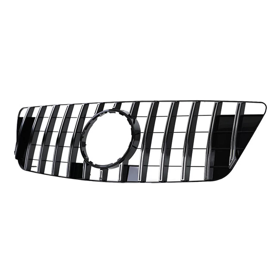 Griglia Anteriore Panamericana Nera Cromo per Mercedes ml W164 08-11