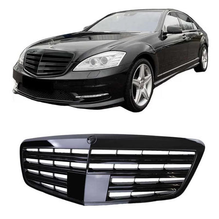 Griglia Anteriore Lucida Design a per Mercedes Classe S W221 09-13 S63 S65
