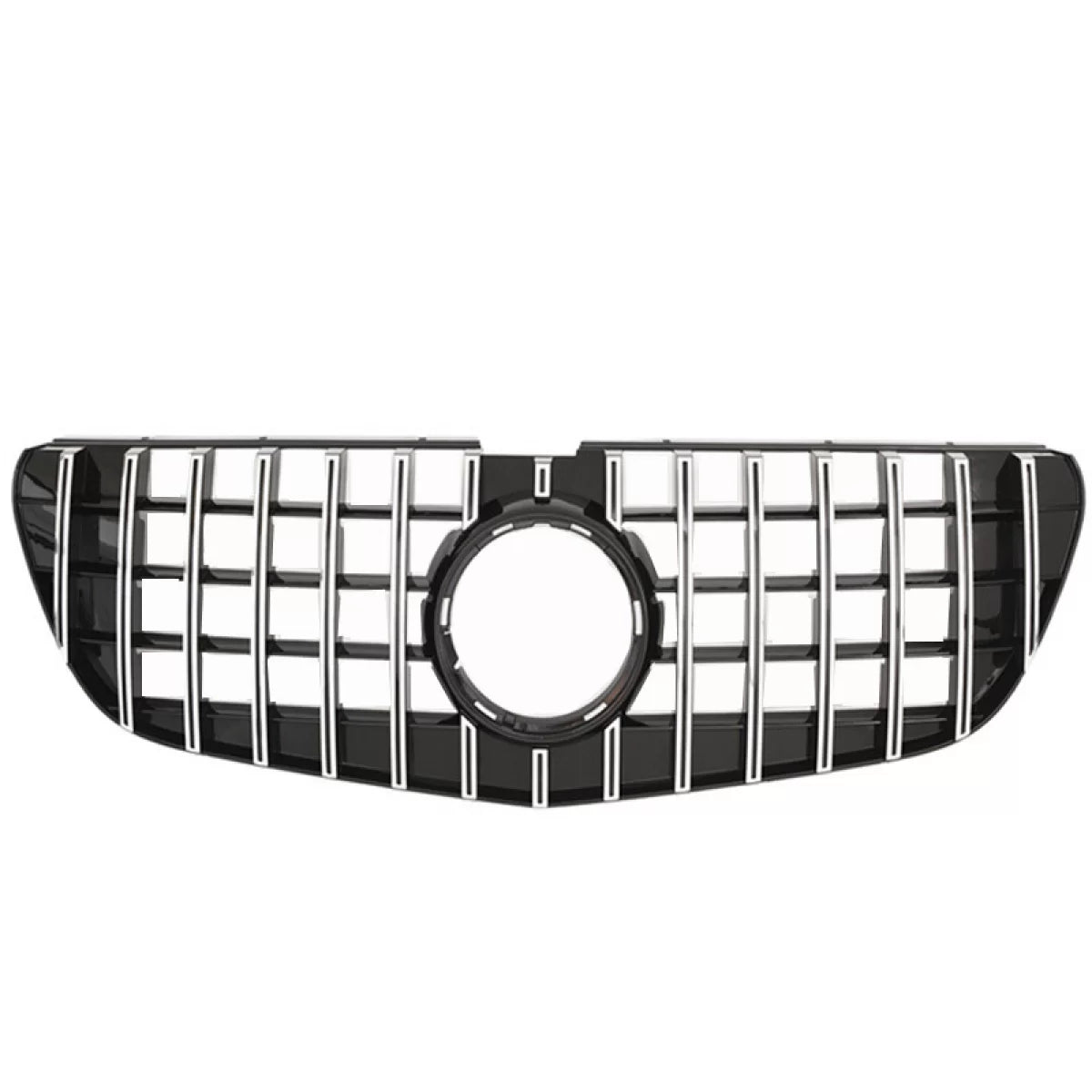 Griglia Anteriore Panamericana Nera Cromata per Mercedes Vito W447 Facelift