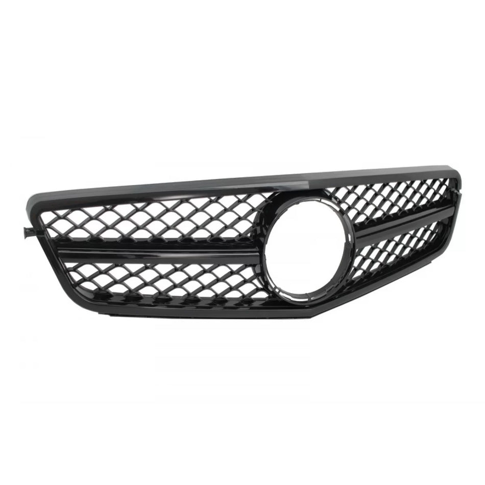 Griglia Anteriore Sport Nero Lucido per Mercedes Classe C W204 2007-2014