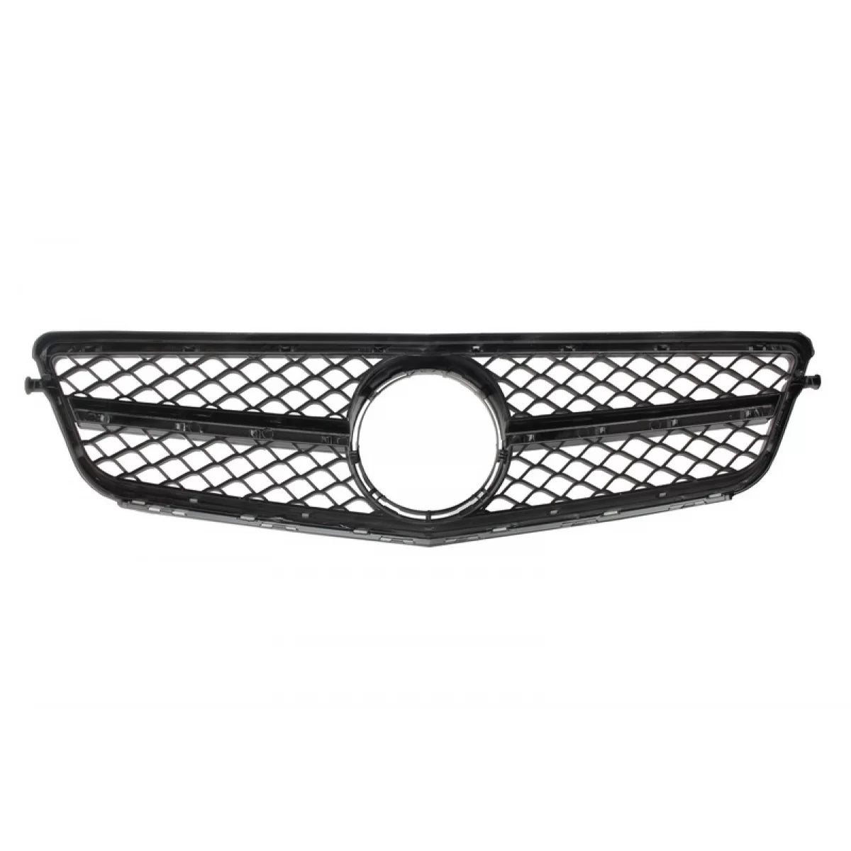 Griglia Anteriore Sport Nero Lucido per Mercedes Classe C W204 2007-2014