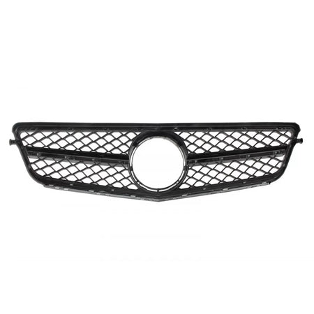 Griglia Anteriore Sport Nero Lucido per Mercedes Classe C W204 2007-2014