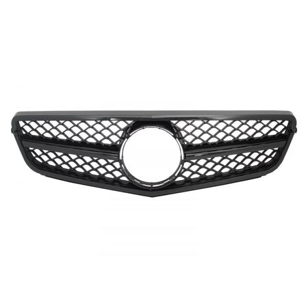 Griglia Anteriore Sport Nero Lucido per Mercedes Classe C W204 2007-2014