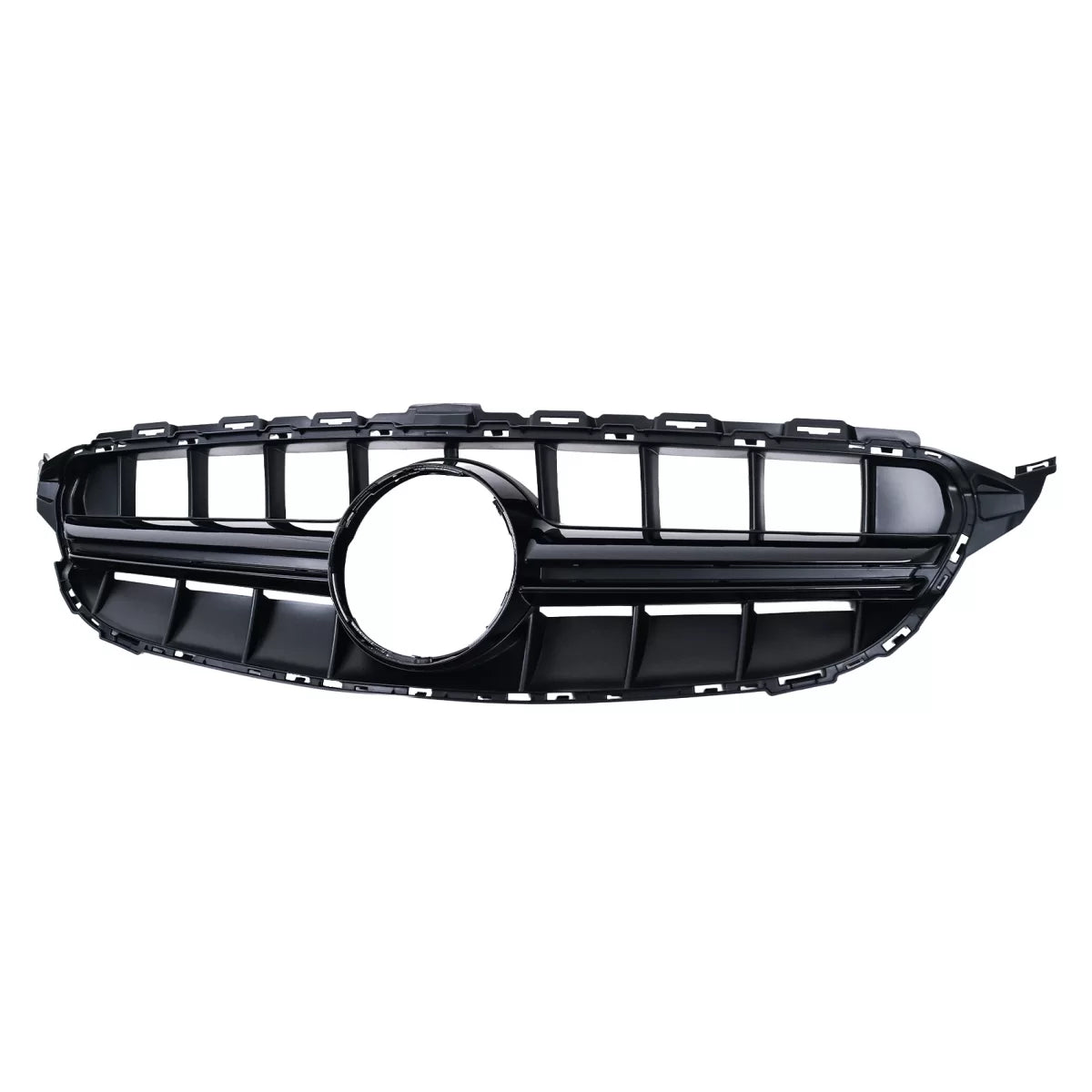 Griglia Anteriore Nera Senza Camera per Mercedes Classe C W205 S205 A205