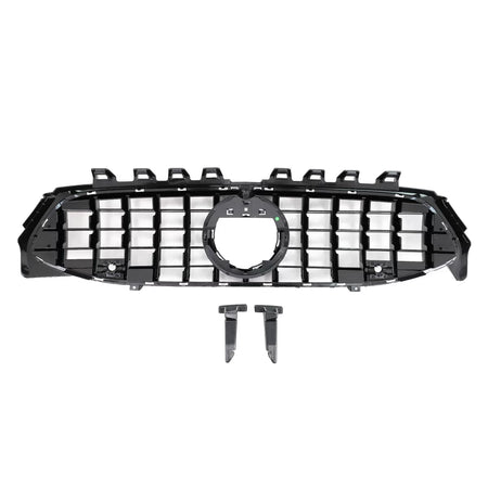 Griglia Anteriore con Strisce Cromate Gt-r Design Panamericana per Mercedes CLA