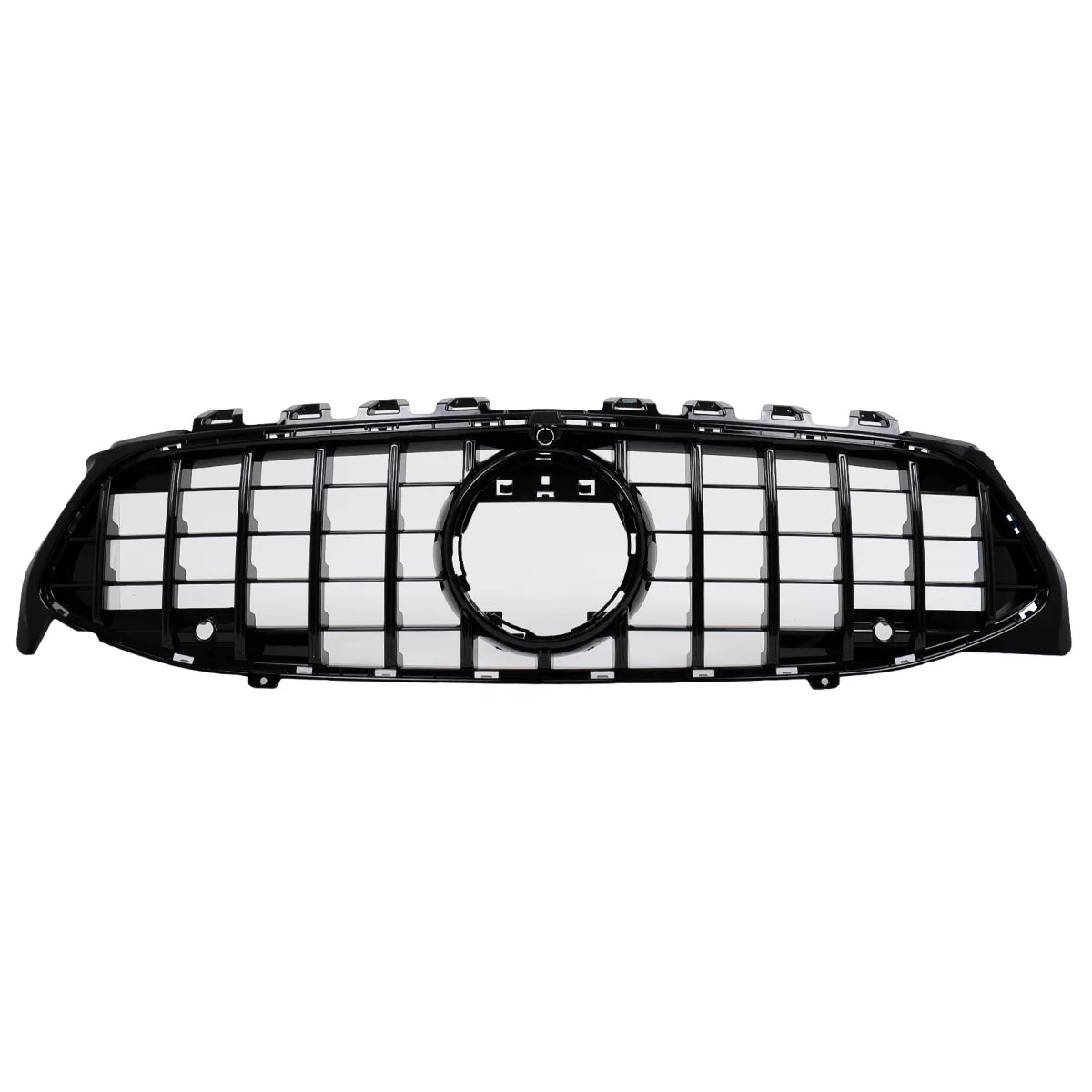 Griglia Anteriore Nero Lucido Righe Gt-r Panamericana per Mercedes CLA X118