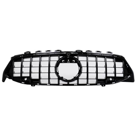 Griglia Anteriore Nero Lucido Righe Gt-r Panamericana per Mercedes CLA X118