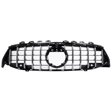Griglia Anteriore con Strisce Cromate Gt-r Design Panamericana per Mercedes CLA