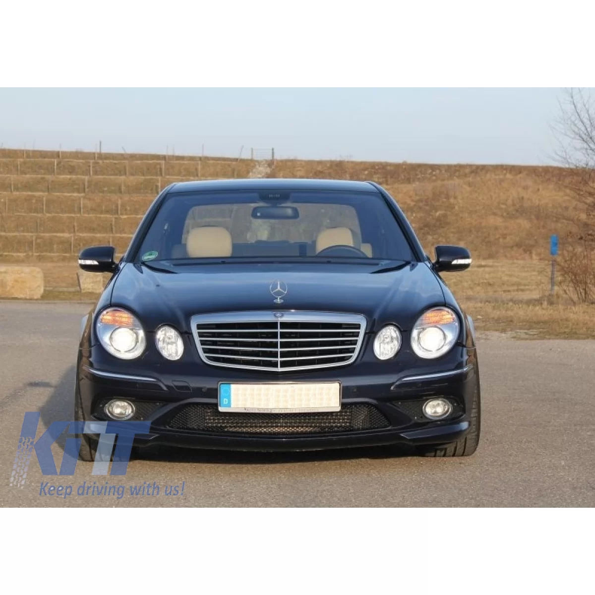 Griglia Anteriore Facelift per Mercedes Classe E W211 2006-2009