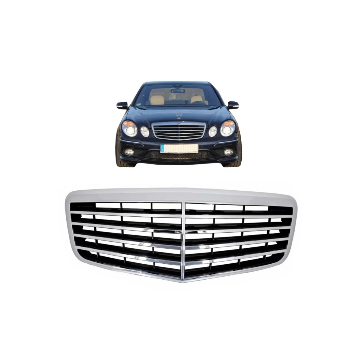 Griglia Anteriore Facelift per Mercedes Classe E W211 2006-2009