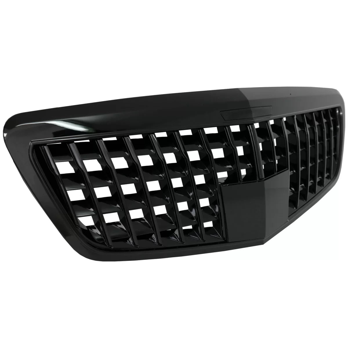 Griglia Anteriore Verticale Nero Lucido per Mercedes Classe S W221 2010-2013