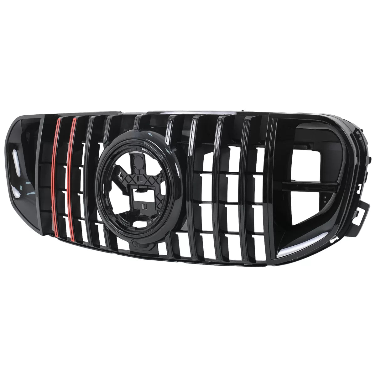Griglia Anteriore con Inserto Rosso per Mercedes GLS X167 2019-2023
