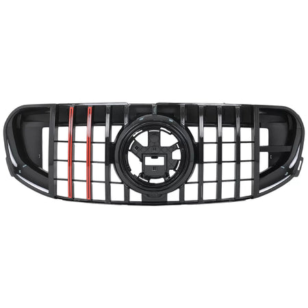 Griglia Anteriore con Inserto Rosso per Mercedes GLS X167 2019-2023