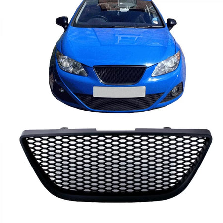 Griglia Anteriore Nido D'ape Nero per Seat Ibiza 6J 08-12