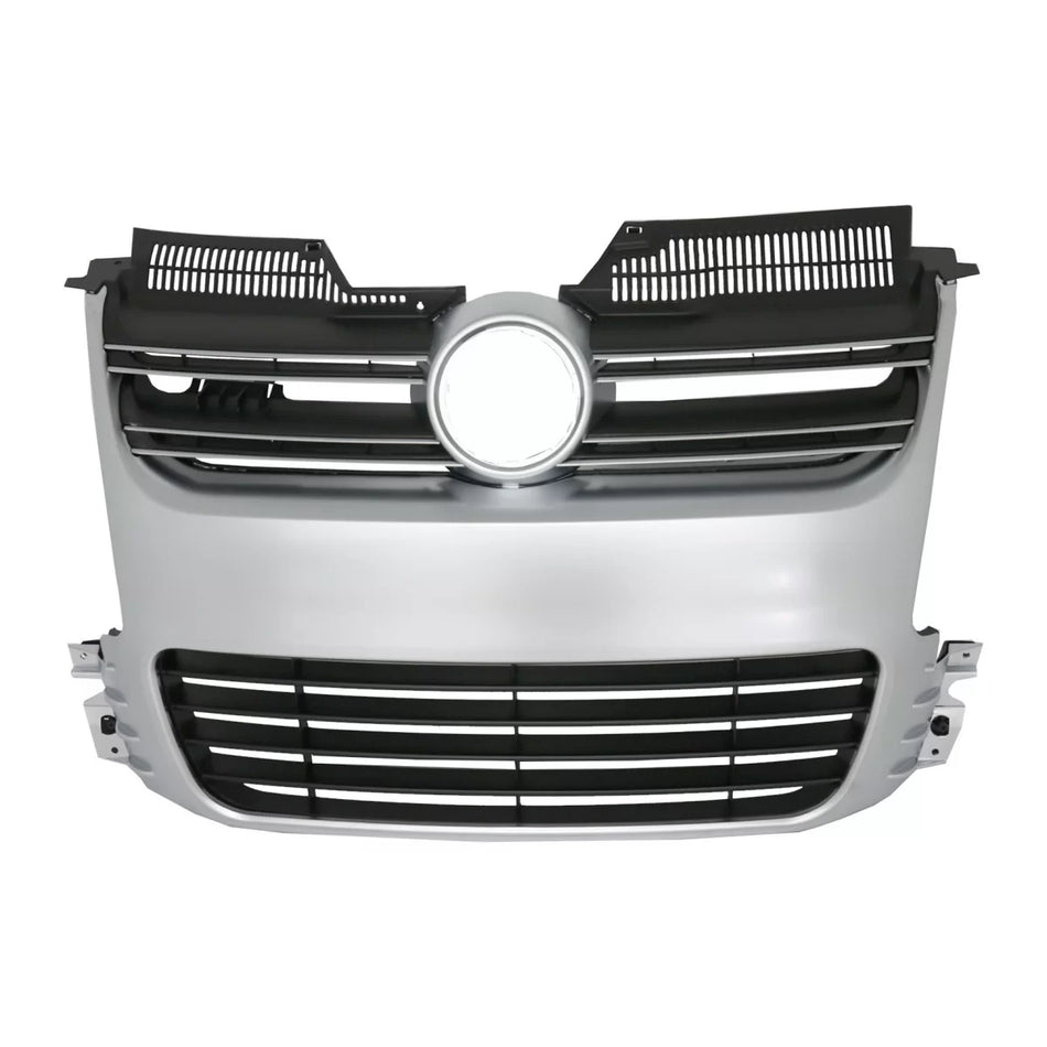 Griglia Anteriore Design R32 Alluminio Spazzolato per VW Golf 5 V 2003-2007