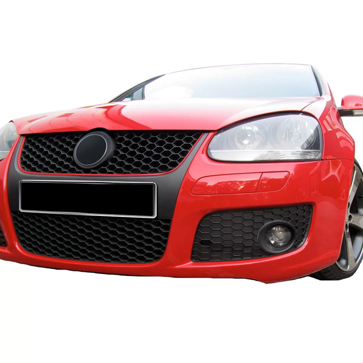 Griglia Anteriore Nido D'ape con Linea Rossa per VW Golf 5 03-08 Jetta 05-11