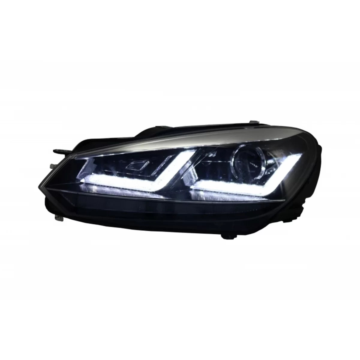Griglia Anteriore Cromata con Luci LED Dinamiche per Volkswagen Golf 6 Vi