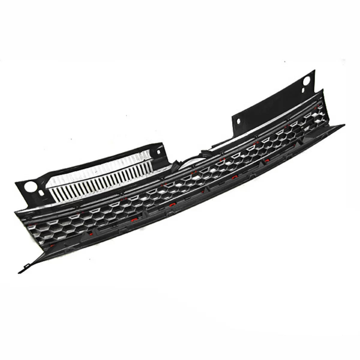 Griglia Anteriore Nido D'ape con Linea Rossa per VW Golf Vi 08-11 GTI Look