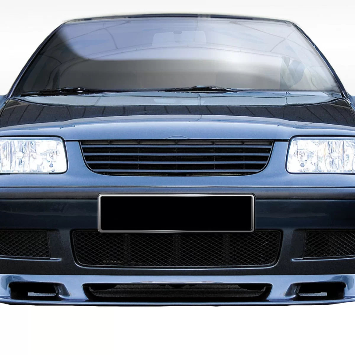 Griglia Anteriore Nera Senza Logo per Volkswagen Polo 6N2 99-01