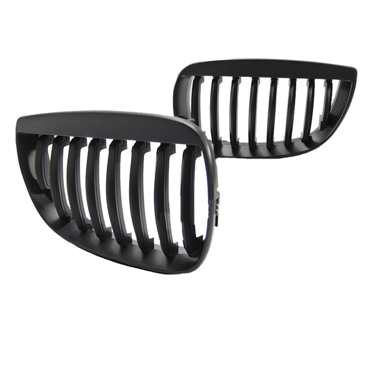 Griglia Anteriore Nera Opaca 2 Pezzi per BMW 1 E81 E82 E87 E88 04-07