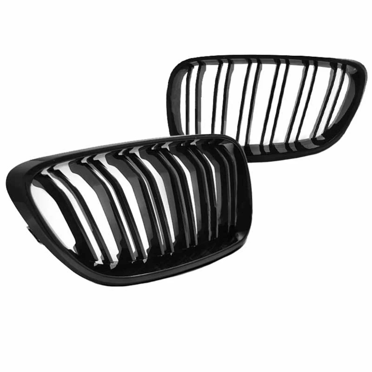 Griglia Anteriore Doppia Lucida Nera M4 Look per BMW Serie 2 F22 F23 14-16