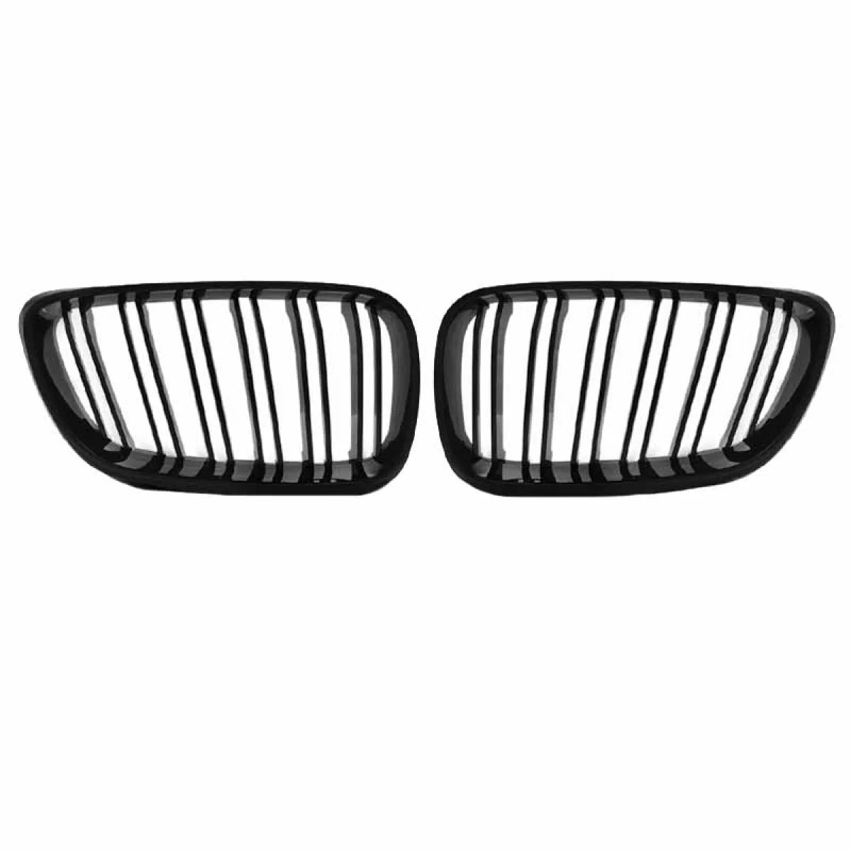 Griglia Anteriore Doppia Lucida Nera M4 Look per BMW Serie 2 F22 F23 14-16