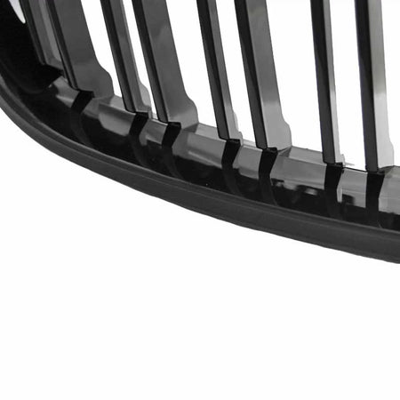 Griglia Anteriore Doppia Lucida Nera M4 Look per BMW Serie 2 F22 F23 14-16