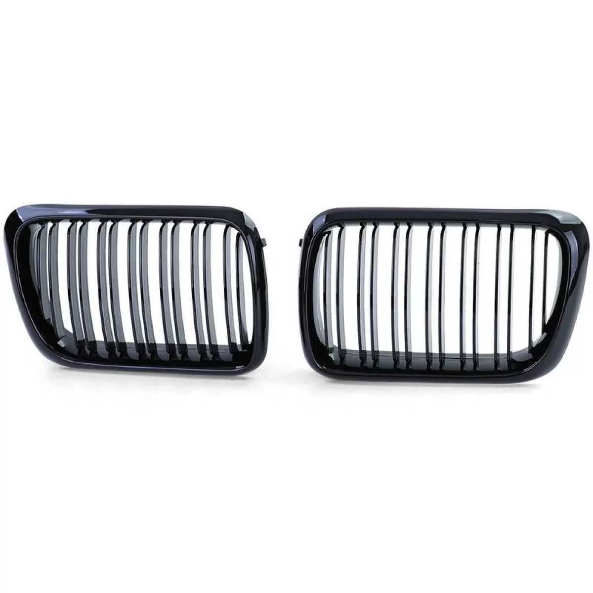 Griglia Anteriore Doppia Lucida M4 Look 2 Pezzi per BMW 3 E36 96-99