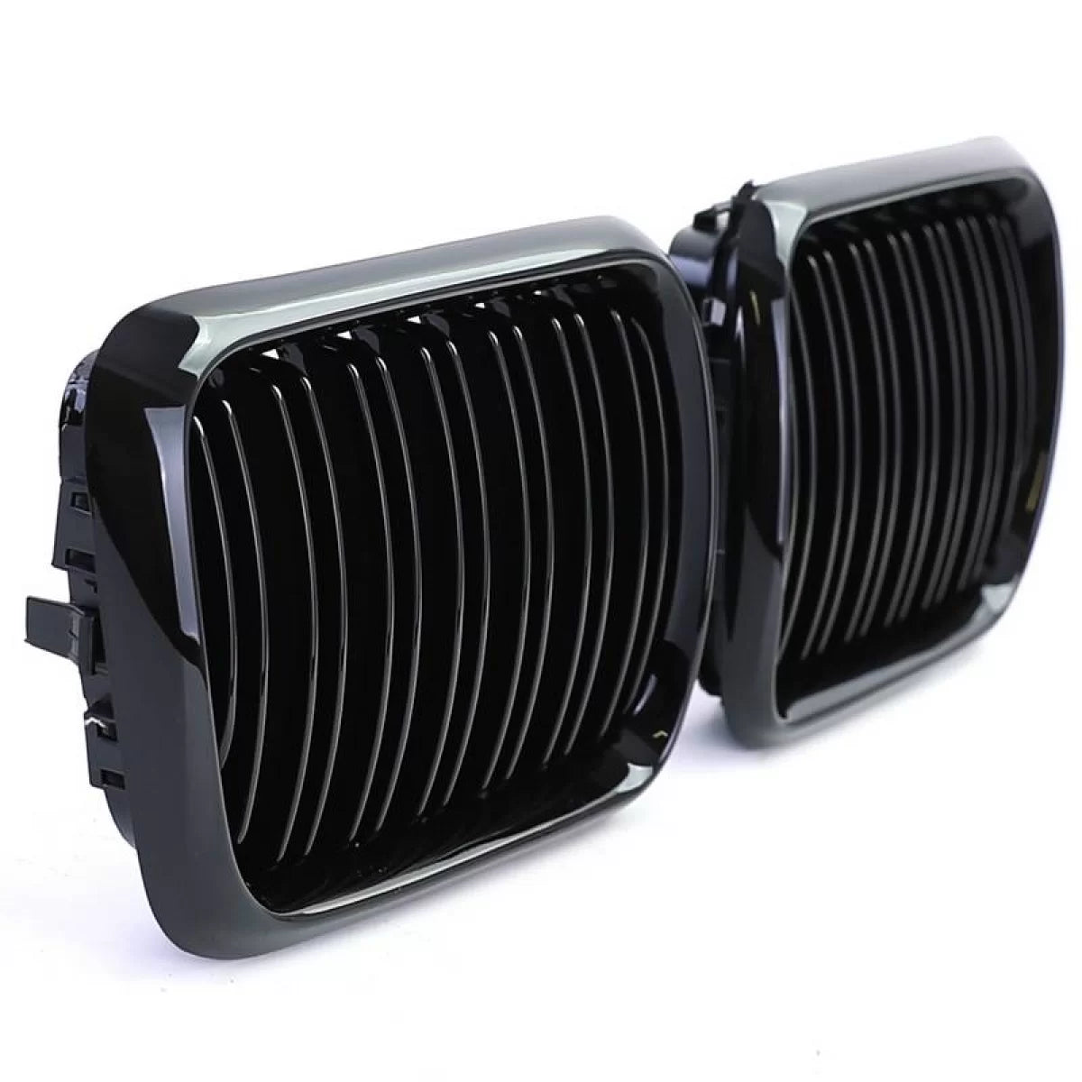 Griglia Anteriore Doppia Lucida M4 Look 2 Pezzi per BMW 3 E36 96-99