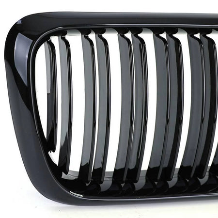 Griglia Anteriore Doppia Lucida M4 Look 2 Pezzi per BMW 3 E36 96-99