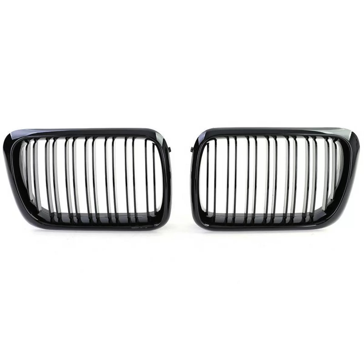 Griglia Anteriore Doppia Lucida M4 Look 2 Pezzi per BMW 3 E36 96-99