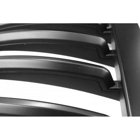 Griglia Anteriore Nera Opaca 8 Linee 2 Pezzi per BMW 3 E46 99-01 Berlina
