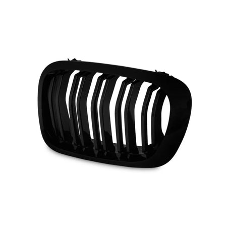 Griglia Anteriore Doppia Lucida M4 Look 2 Pezzi per BMW 3 E46 99-03 Coupe Cabrio