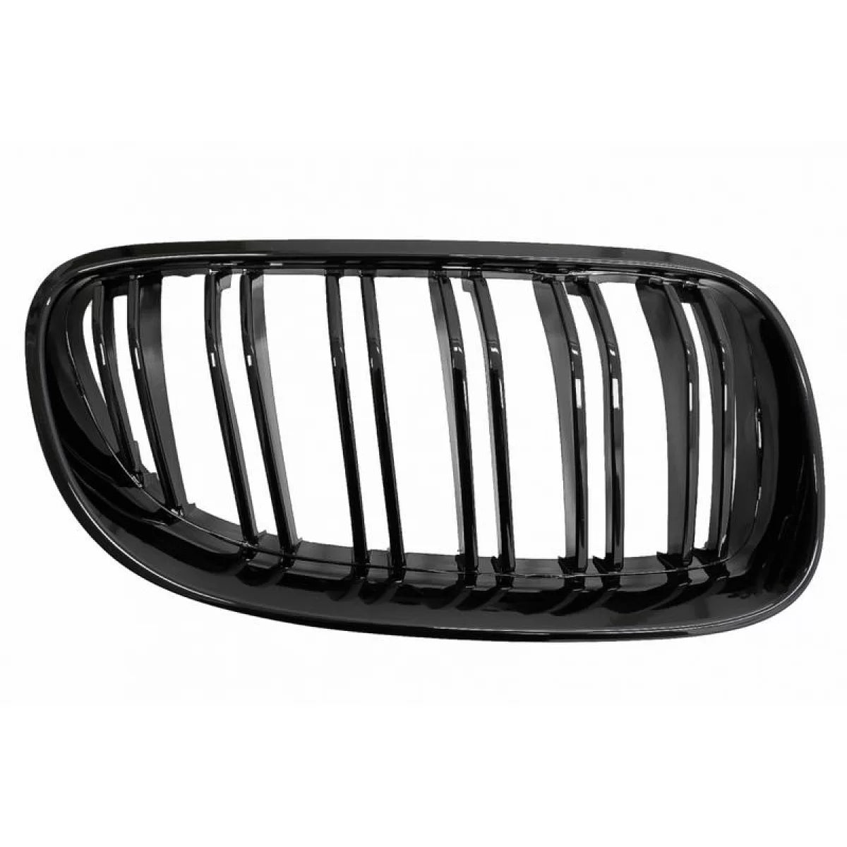 Griglia Anteriore Doppia Lucida Nera M4 Look per BMW 3 E92 E93 06-11 2 Pz