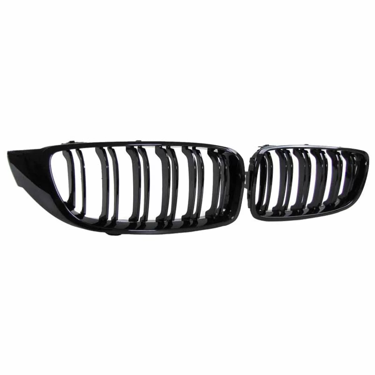 Griglia Anteriore Doppia Lucida Nera M4 Look per BMW Serie 4 F32 F33 F36 13-16