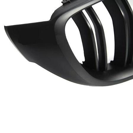 Griglia Anteriore Doppia Nera Opaca M4 Look 2 Pezzi per BMW 4 F32 F33 F36 13-16