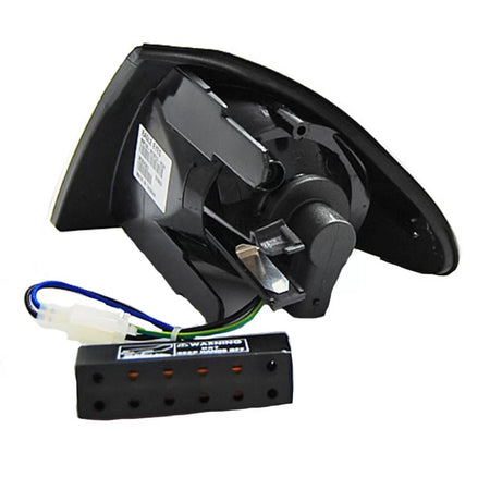 Fanali Indicatori Anteriori LED Neri Trasparenti 2 Pezzi per BMW 3 E46 99-01
