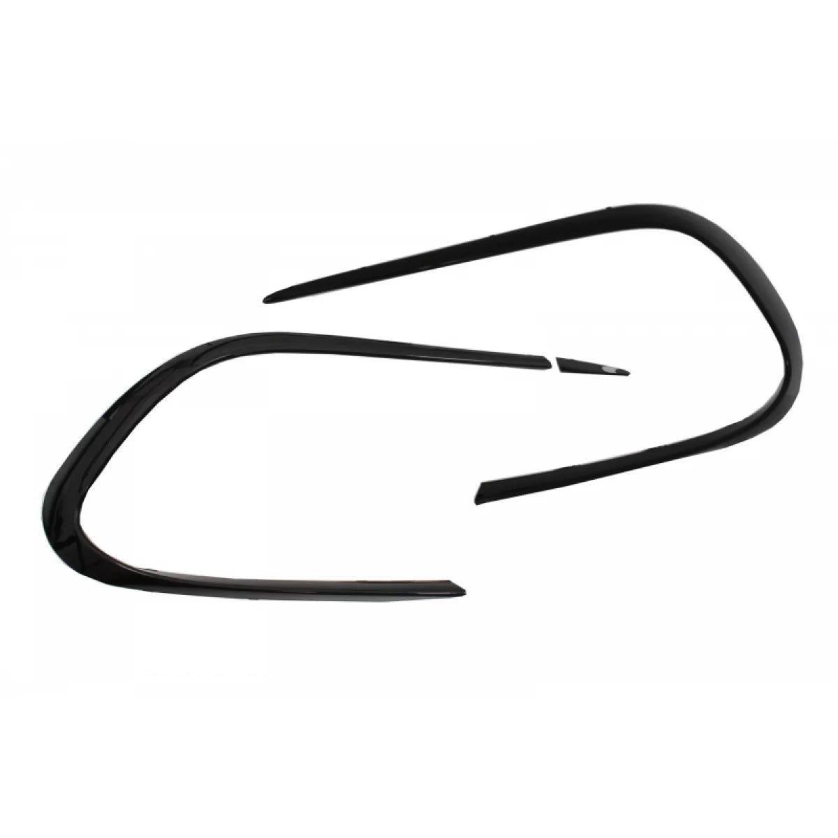 Alette Paraurti Anteriore e Posteriore Nere Mercedes CLA W117 Facelift 2016-2018