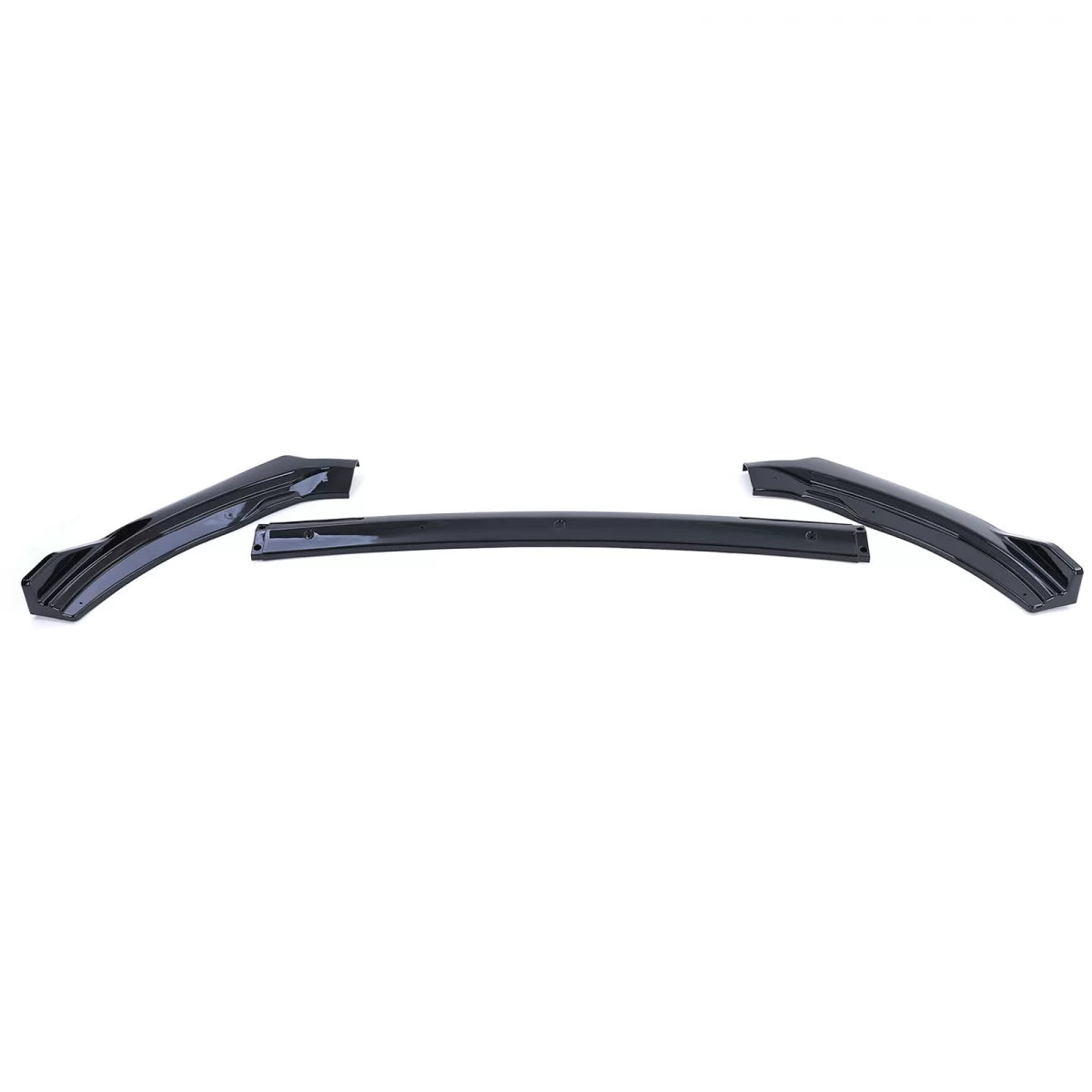 Spoiler Anteriore Sportivo Lucido Nero per Volkswagen Polo Vi 2G Aw dal 17