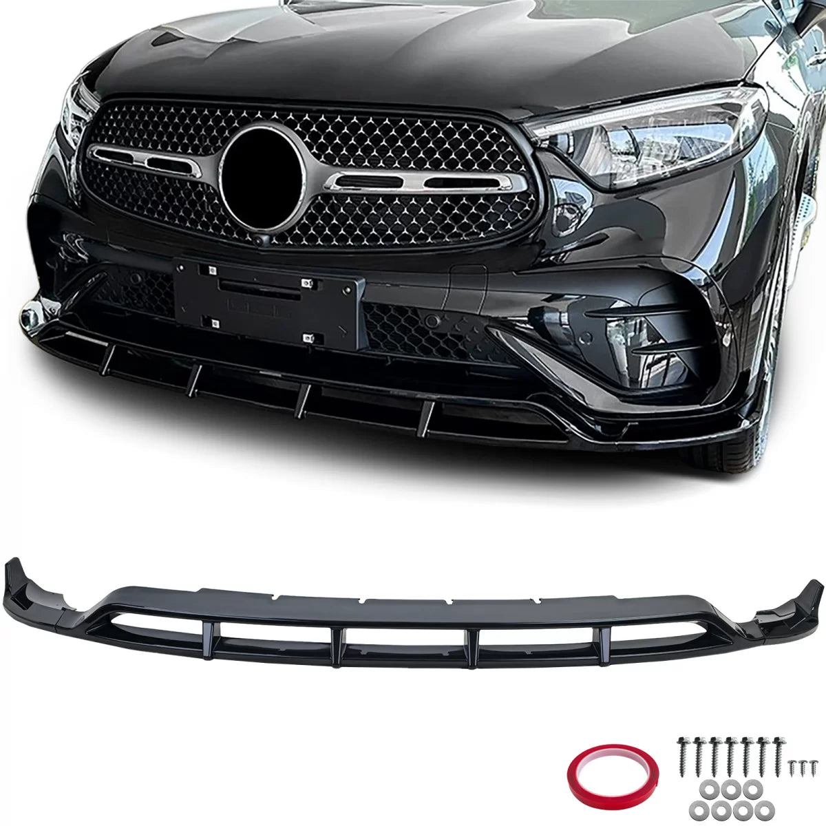 Spoiler Anteriore Lucido Nero per Mercedes GLC X254 C524 dal 2023