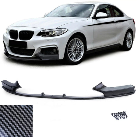 Spoiler Anteriore Effetto Carbonio per BMW Serie 2 F22 F23 2012-2021