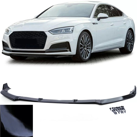 Spoiler Anteriore Performance Nero Lucido per Audi A5 F5 2016-2019