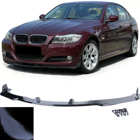 Spoiler Anteriore Lucido Nero per BMW Serie 3 E92 E93 2010-2013