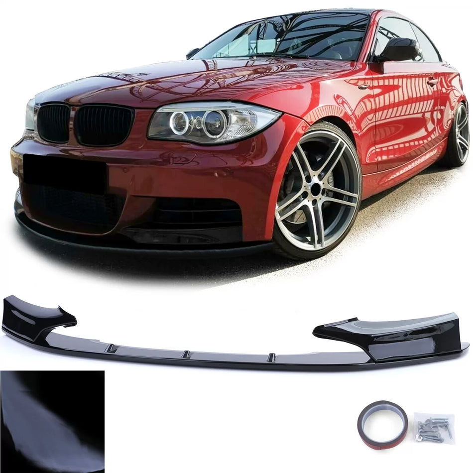 Spoiler Anteriore con Splitter Lucido per BMW Serie 1 F20 2010-2015