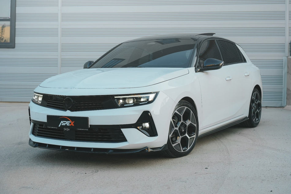 Splitter Anteriore APEX per Opel Astra L (2020+) - Pacchetto Tuning